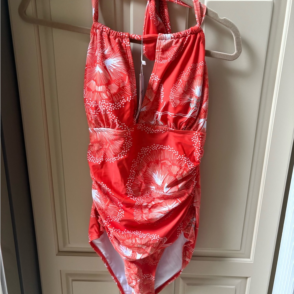 Women’s Red Floral Swimsuit